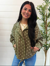 Load image into Gallery viewer, The Dottie Olive Jacket