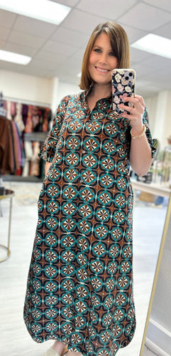 Pattern Play Dress