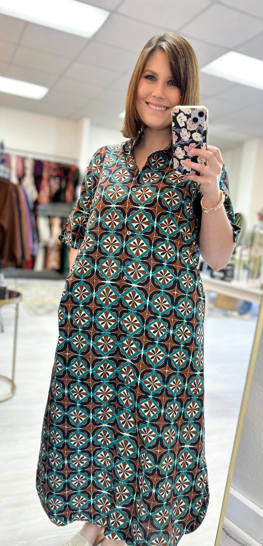 Pattern Play Dress