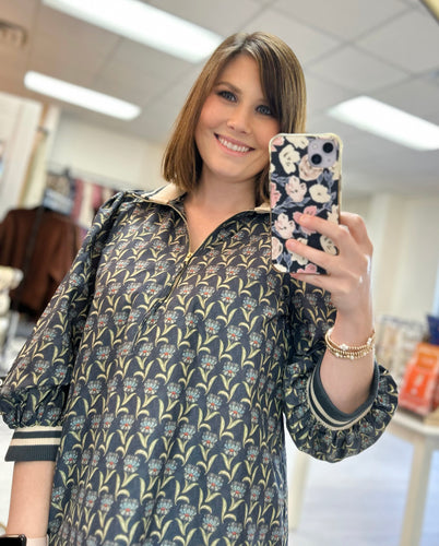 Wild Ivy Zip Top