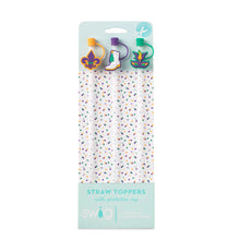 Load image into Gallery viewer, Swig Mardi Gras Straw Topper Set